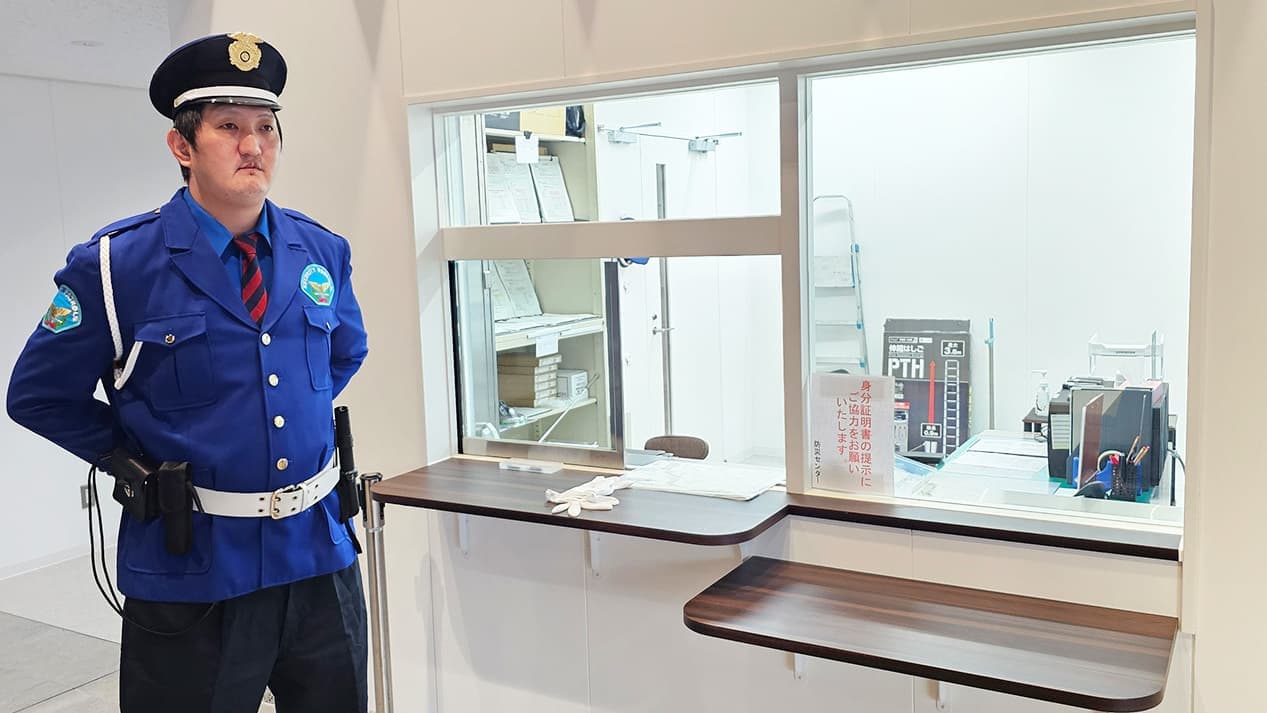 熊本　施設警備　施設受付